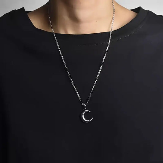 Sandu Pendant (සඳු) – The Serene Moon Pendant 🌙 | Men